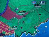 Karta över Borgholm, Borgholms slott och Solliden.