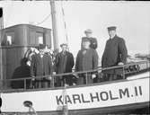 Ångbåten Karlholm II, Öregrund. Uppland