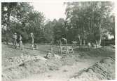 Utgrävning av vallgrav i Stadsparken 1932