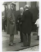 Kung Gustaf den V på Kalmar station.