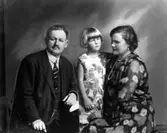 Grupporträtt av en familj från Kalmar.