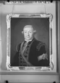 Foto av målning föreställande landshövding Carl Rappe