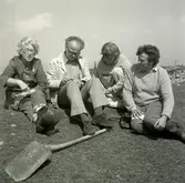 Vid platsen för Sankt Johannes kapell nära Ottenby.