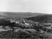 En översiktsbild på S:t Jörgens sjukhus, Hisings Backa, Göteborg från 1880-talet