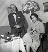Kyrkoherde Nils Sjöstrand och fru Ulla 31/1 -1962.
