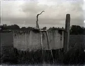 Provbrunnen på Källgärdet vid Skälby. När denna brunn grävdes år 1900, sinade Skälby källa.