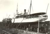 Reparerades vid Kalmar varv. Trafikerade traden Kalmar- Visby omkring 1930.