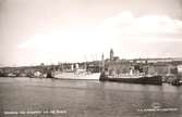 MS Gripsholm och MS Suecia i Göteborgs hamn.