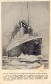 Oceankryssaren Titanic, det största ångfartyget i Världen. Sjönk på sin jungfruresa 15 april 1912.