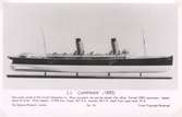 Ångbåten  SS Campania som sjösattes 1892. Hon kunde ta 2000 passagerare.