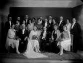 Pontons bröllop gruppbild 1929, 7885.