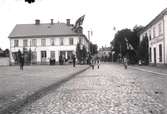 Nybro, inför kungabesöket 1910.