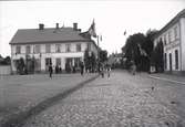 Nybro, inför kungabesöket 1910.