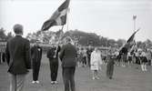 Svenska flaggans dag firas på Fredriksskans 1972-06-06.