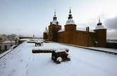 Kalmar Slott, vinterbild.