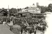 Remontförsäljning bakom järnvägsstationen i Kalmar.