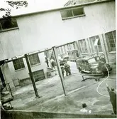 AB Papyrus.  Branskyddsövning. 30/9 1958.  Sju okända män.