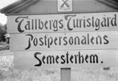 Tällbergs Turistgård Postpersonalens Semesterhem i Tällberg,
1956.