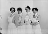 Sjuksköterskor, Östhammars nya lasarett, Uppland, efter 1916