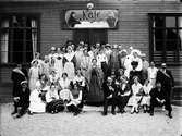 Sommarfest vid Folkets hus, Harg, Uppland omkring 1938