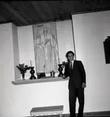 Överlämnadet av en tavla den 30/10 1958 i Föra kyrka.