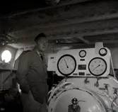 Dykare på jakt efter ett störtat flygplan.