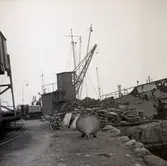 Sjöfarten öppnas mellan Revsudden - Stora Rör 17/4 1963.