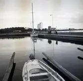 Hamnstyrelsen vid en kaj i Borgholm 18/8 1961.