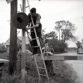 Bommar nedmonteras 11/10 1961.