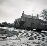 Borgholms järnvägsstation 1/2 1962.