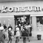 Invigning av Konsumaffär på Norrängen i Huskvarna.