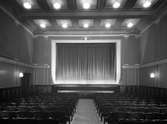Interiör från biografen Palladium på denna bild från 1933. Huset ritades av stadsarkitekt Carl Crispin, invigdes 1924 och revs 1969.
