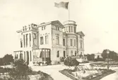 Villa Skansen när den var nybyggd.