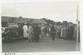 Arvprinsessan Louise vid Ölandshamnen. 1930-talet.
Den barhuvade mannen är ryttmästare Birger Jeansson.