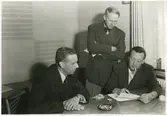 Folkskollärare Eric Bojs och Holm (Radioholm) 1945-50. Ur