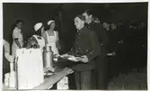 I matsalen på F12 i Kalmar, 1940-talets början.