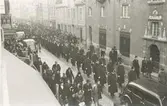 Anders Lindegrens begravning i Kalmar domkyrka 1940.