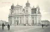 Vykort med motiv av Kalmar domkyrka.