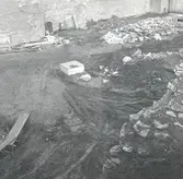 Södra förborgen,Bagaregården sed från södra vallen.