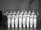Läroverkets gymnastiktrupp år 1938.