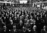 SNU, en högerradikal rörelse, håller ett möte i Expositionshuset pingstafton 1934.