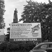 Kommunisternas valaffisch.
17 september 1955.
