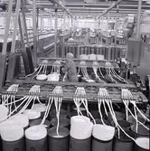 Fabriksinteriör från Malmö Yllefabrik.