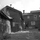Kåkar på Söder. Kyrkogårdsgatan 26.
20 september 1955.
