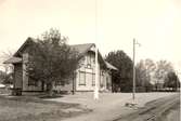 Stationsbyggnaden i Bergkvara 1922.