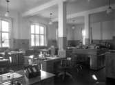 Interiör från KMV:s förra kontor vid Verkstadsgatan på Herrhagen från mitten av 1930-talet.