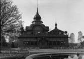 Stadsträdgården med 1900 års nya restauranglokal.