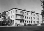 Systembolagets nya fastighet med adress Drottninggatan 30 nästan inflyttningsklart 1938.