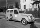 Ambulans från Motoraktiebolaget på Museigatan 1939.