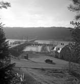 Skasåsbron över Glafsfjorden 1946.